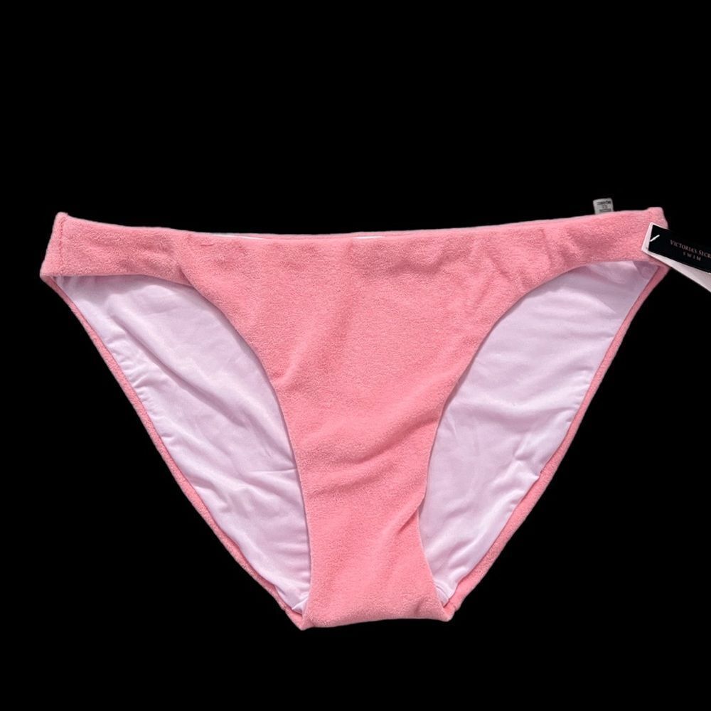 Victorias Secret Supersoft terry Bikini Bottoms Pink Xlarge